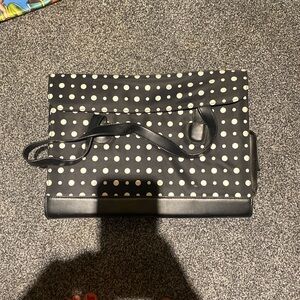 Polkadot briefcase or laptop holder